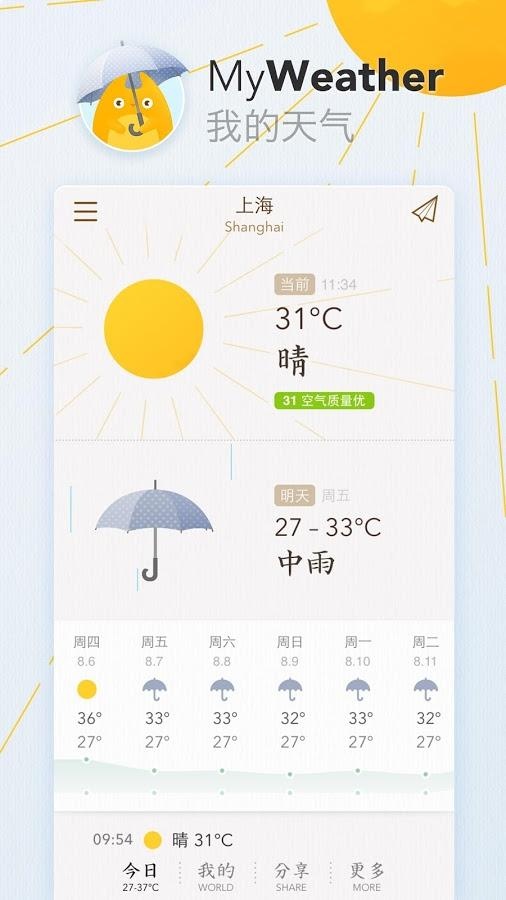 我的天气:MyWeather